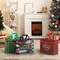 17" Extra Large Christmas Gift Bags Bulk 12Pack - Large Christmas Gift Bags with Handle Reusable Non-Woven Presents Wrapping for Holiday Xmas Shopping Size (16.54 * 6.7 * 12.6in)
